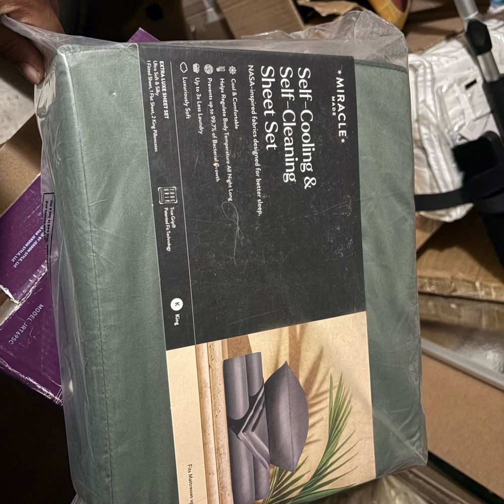 Miracle Self-Cooling & Self-Cleaning Sheet Set - Green